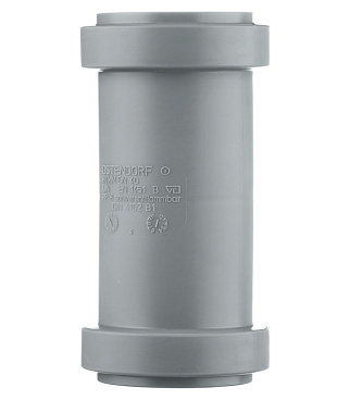 Муфта Ostendorf HTMM d40 мм пластиковая для внутренней канализации (111510)