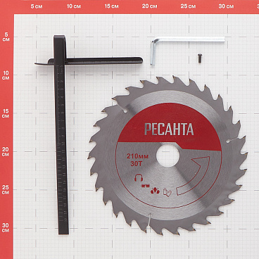 Пила дисковая электрическая Ресанта ДП-210/2000 2000 Вт 210 мм (75/11/3)