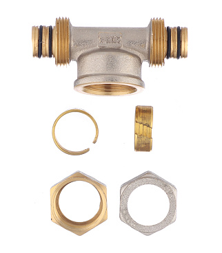 Тройник 20 обж(ц) х 3/4 ВР(г) х 20 обж(ц)