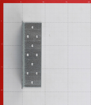 Уголок соединительный оцинкованный 40х40х140х2 мм