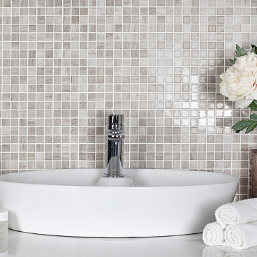 Мозаика Starmosaic Grey Polished серый мрамор из натурального камня 305х305х4 мм полированная