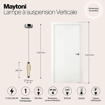 Подвесной светильник Maytoni MOD308PL-L9CG3K