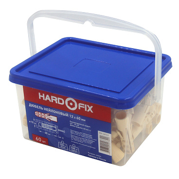 Дюбель распорный Hard-Fix 12x60 мм нейлон (60 шт.)