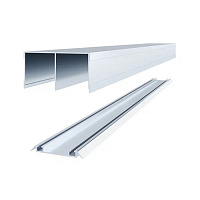 Комплект направляющих Elegant серебро 80х1380 мм