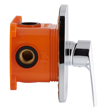 Смеситель для душа встраиваемый Lavelly Steel однорычажный с  механизмом в комплекте хром (672247)