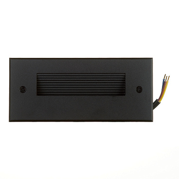 Подсветка для лестниц встраиваемая светодиодная черная 5 Вт 4000К IP65 Feron (41160)