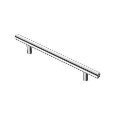 Ручка-рейлинг мебельная Kerron Metallic d12 мм металлическая хром (R-3020-128)