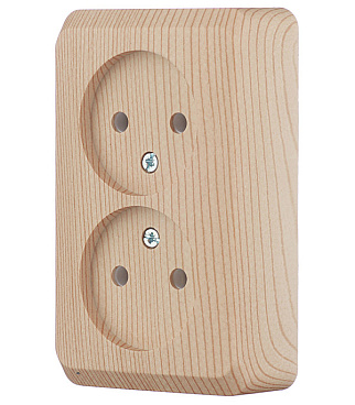 Розетка Systeme Electric Этюд накладная сосна (PA16-005D)