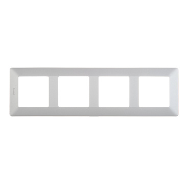 Рамка Legrand Valena Life четырехместная алюминий (754134)