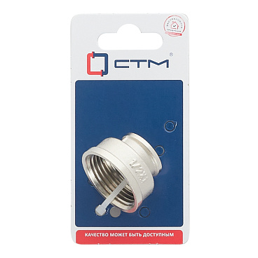 Муфта переходная 3/4 ВР(г) х 1/2 ВР(г) латунная