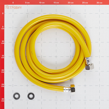 Шланг для газа ПВХ армированный Elka 3/4 ВР(г) х 3/4 ВР(г) 250 см желтый