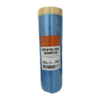 Пленка защитная RoxelPro для малярных работ с клейким краем со статическим эффектом 9 мкм 3,5х17 м (59,5 кв.м)