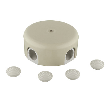 Коробка распределительная Bironi Лизетта накладная слоновая кость ретро (B1-522-211-K)