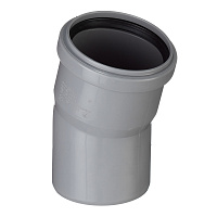 Отвод Ostendorf HTB d75 мм 15° пластиковый для внутренней канализации (113100)