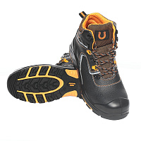 Ботинки рабочие кожаные размер 40 черные Мистраль Perfect Protection (124901)
