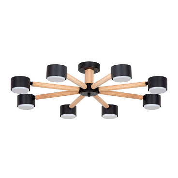 Люстра потолочная Arte Lamp Tenda GX53 96 Вт 15 кв.м (A1624PL-8BK)
