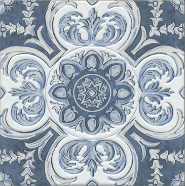 Алмаш Декор центр cиний HGD\A510\SG9174 30х30