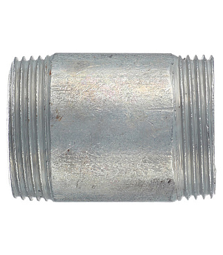 Бочонок 1 1/4 НР(ш) х 1 1/4 НР(ш) стальной оцинкованный