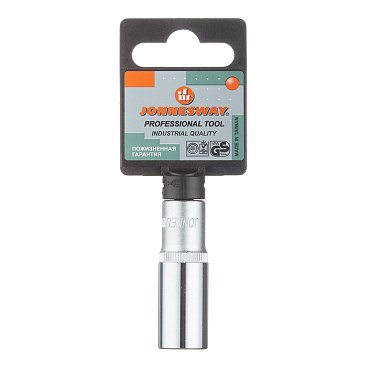 Головка торцевая глубокая Jonnesway 1/4х12 мм шестигранная