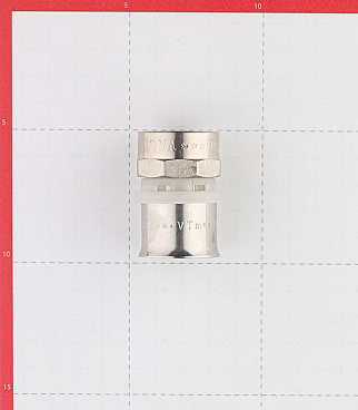 Соединитель прямой VALTEC (VTm.202.N.002605) 26(пресс) х 3/4 ВР(г)