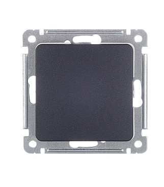 Выключатель Hegel Master одноклавишный встраиваемый черный (ВС10-411-08)