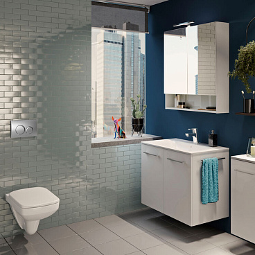 Клавиша смыва для инсталляций Geberit Delta 20 хром глянцевый (115.127.21.1)