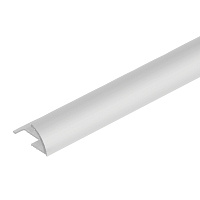 Профиль для плитки до 10 мм окантовочный наружный алюминиевый 2700х27х14,5 мм