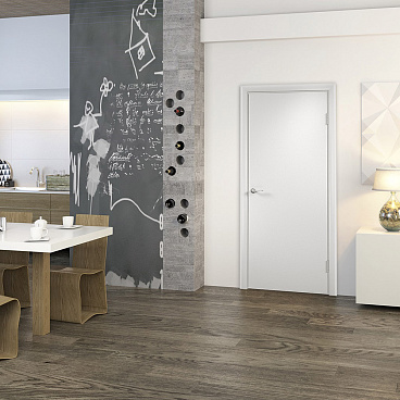 Дверь межкомнатная 700х2000 мм финишпленка белая глухая