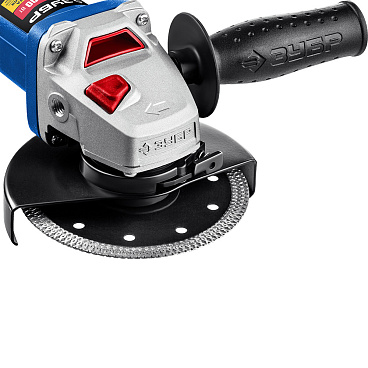 Шлифмашина угловая электрическая Зубр УШМ-П125-1500 ЭПСТ 1500 Вт d125 мм