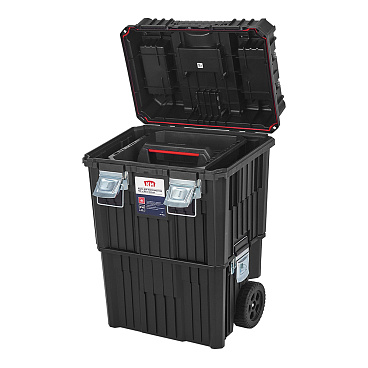 Ящик для инструментов КМ с колесами 450х360х640 мм (HV-4564)