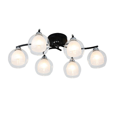 Люстра потолочная Schaffner Cuarto E27 240 Вт 22 кв.м (2079-6)