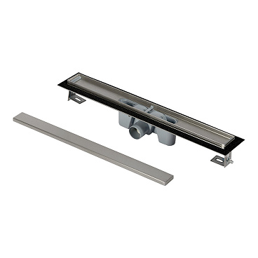 Лоток душевой АНИ пласт Мол с комбинированным затвором 62х650 мм d50 мм цельнометаллический (TLZ2065)