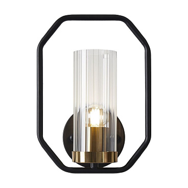 Бра Freya Lumi E27 60 Вт 230 В черное/бронза IP20 (FR5524WL-01BBZ)