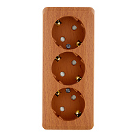 Розетка Systeme Electric Этюд накладная бук со шторками (PA16-012T)