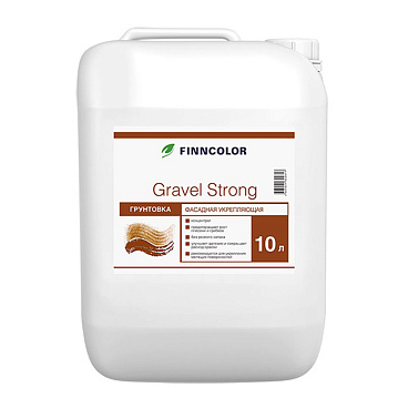 Грунт Finncolor Gravel Strong фасадный 10 л концентрат 1:3