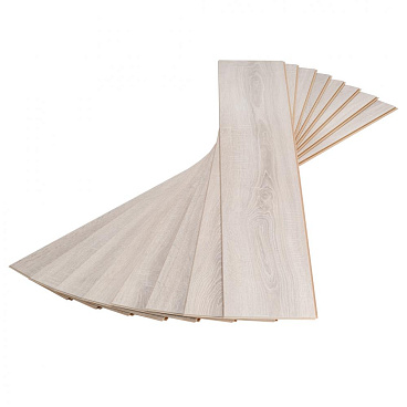 Ламинат 32 класс Egger Home дуб тосколано светлый 1,99 кв.м 8 мм с фаской