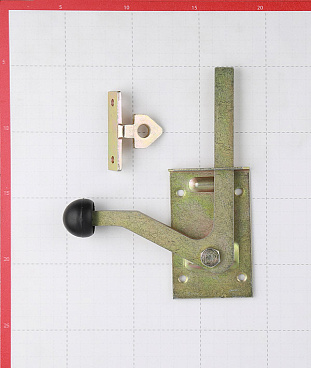 Щеколда Gah Alberts поворотная 180 мм оцинкованная