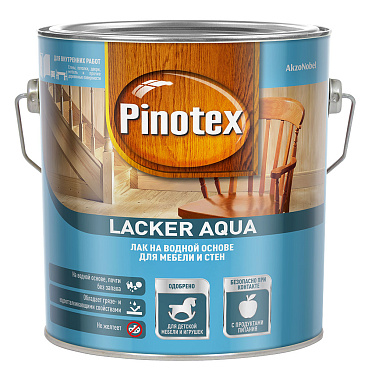 Лак акриловый Pinotex/Omnitex Lacker Aqua 2,7 л матовый