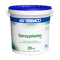 Шпатлевка финишная Terraco Sprayplaster (ведро) 25 кг