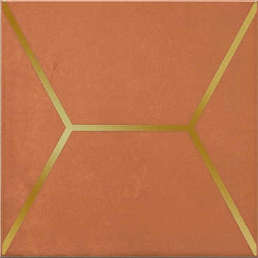 Витраж Декор оранжевый OP\D181\17066 15х15