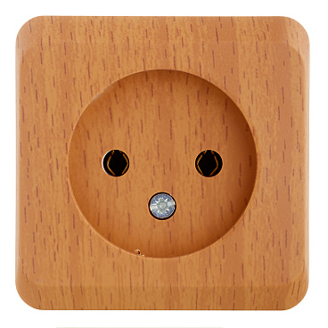 Розетка Systeme Electric Этюд накладная бук (PA16-001T)