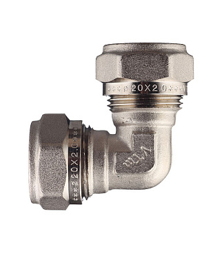 Угол VALTEC (VTm.351.N.002020) 20 обж(ц) х 20 обж(ц)