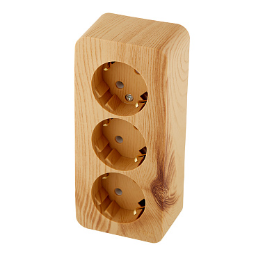 Розетка Systeme Electric Blanca накладная ясень (BLNRA010315)