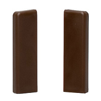 Заглушка торцевая ПВХ Salag 50 мм светло-коричневый под ковролин (2 шт.)