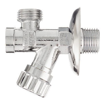 Вентиль Valtec 1/2 НР(ш) х 1/2 НР(ш) для подключения с/т приборов угловой с фильтром (VT.282.GBC.0404)