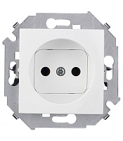 Розетка Simon 15 встраиваемая белая (1591431-030)