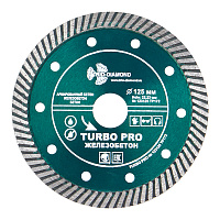 Диск алмазный по бетону Trio-Diamond Turbo Pro Железобетон 125х22,2х2,3 мм турбо сухой рез (TP172)
