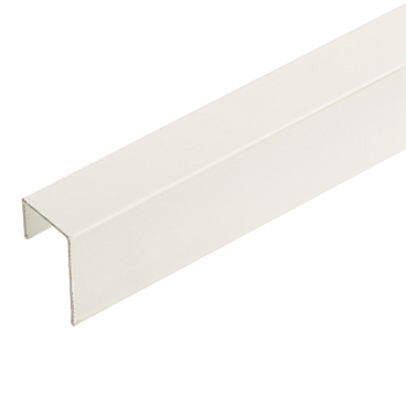 L-профиль алюминиевый 3 м 1 мм белый RAL 9010