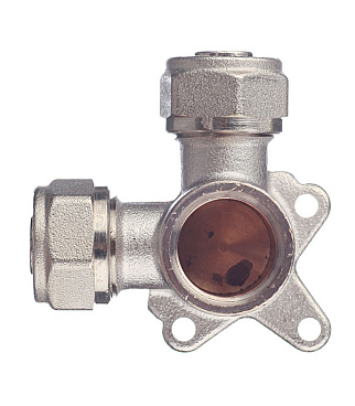 Водорозетка Tiemme двухплоскостная 16 обж(ц) х 1/2 ВР(г) (1600063)