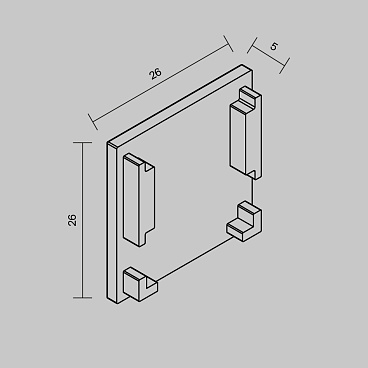Комплектующие для трековой системы Technical TRAMN034EC-41W